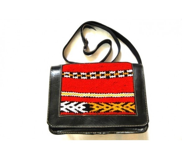 Sac besace kilim 100% laine MEHDIN